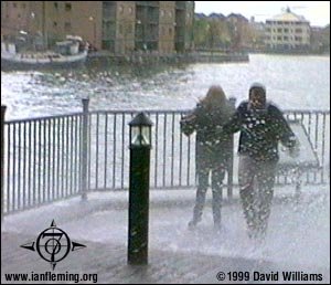 Pat O'Reilly gets drenched!