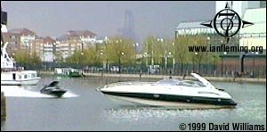 Q-Boat runs up to Cigar Girl's boat