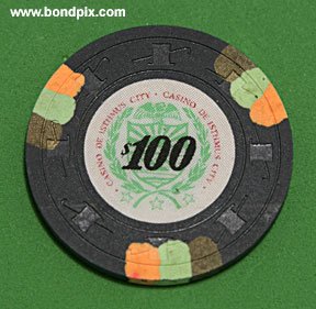 Hat and Cane design Paulson poker chip
