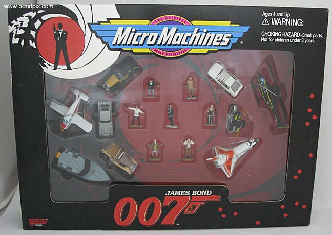 james bond micro machines