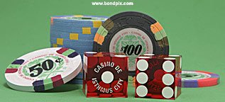 Licence To Kill Casino props