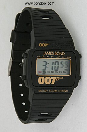James Bond watch ZEON melody alarm