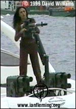 Maria shooting on the Thames