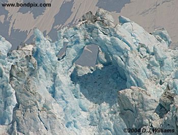 Hubbard Glacier in Yakutat bay, Alaska