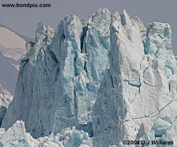 Hubbard Glacier in Yakutat bay, Alaska