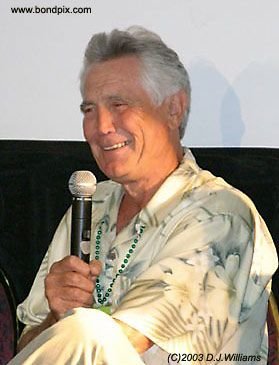 Former James Bond 007 actor George Lazenby