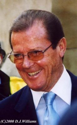 Former James Bond 007 actor Sir Roger Moore