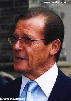Former James Bond 007 actor Sir Roger Moore
