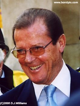 Former James Bond 007 actor Sir Roger Moore