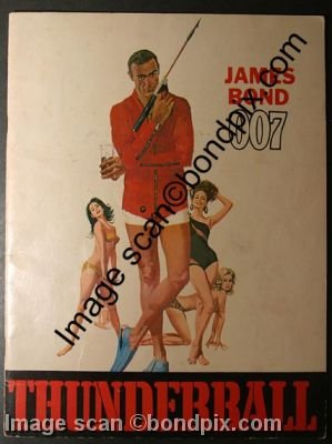 James Bond 007 in Thunderball film brochure