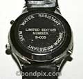 Limited edition watch with leather strap