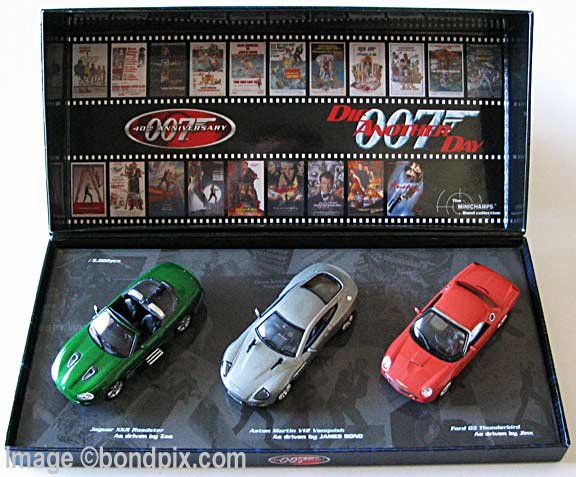 James Bond 007 Minichamps model cars