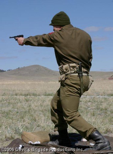 Photoshoot for 'Devils Brigade' at Fort Harrison Helena Montana on 4th May 2006