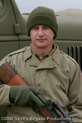 Photoshoot for 'Devils Brigade' at Fort Harrison Helena Montana on 4th May 2006