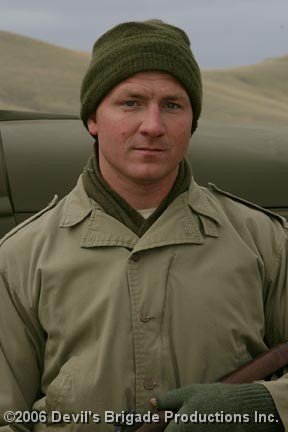 Photoshoot for 'Devils Brigade' at Fort Harrison Helena Montana on 4th May 2006