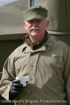 Photoshoot for 'Devils Brigade' at Fort Harrison Helena Montana on 4th May 2006