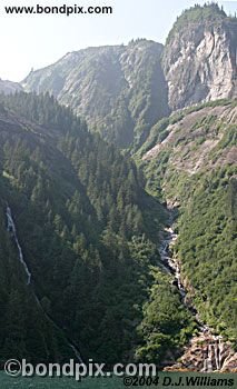 Landscape in the Misty Fjords in Alaska