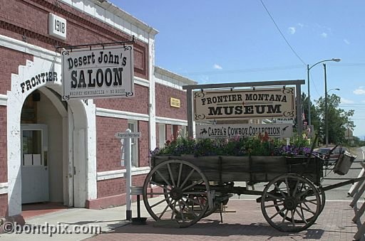 Deer Lodge Frontier Montana Museum and Desert John Saloon Bar