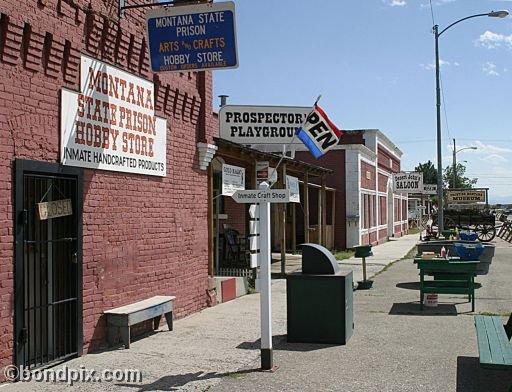 Deer Lodge Montana State Prison Hobby Shop and museum buildings