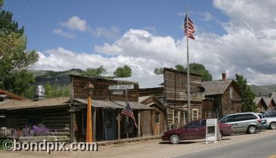 Old Wild West town of Nevada City in Montana