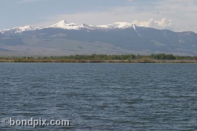 Mount Powell from Warm Springs Ponds, Montana