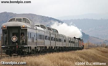Steam Railroad Engine 4449 in Montana
