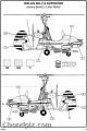 Autogyro plans from the Little Nellie model kit by Airfix