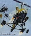 Little Nellie flown by Sean Connery as James Bond in You Only Live Twice