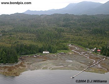 alaska shoreline from the air