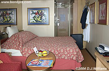 cabin on board the ossterdam cruise ship