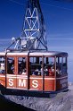 LSMS cable car at Piz Gloria on top of the Schilthorn mountain in Switzerland